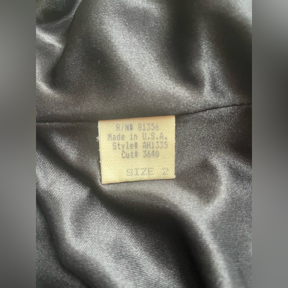 Andrea Polizzi For Rex Lester Black Long Maxi Dress Size 2 - Picture 10 of 11